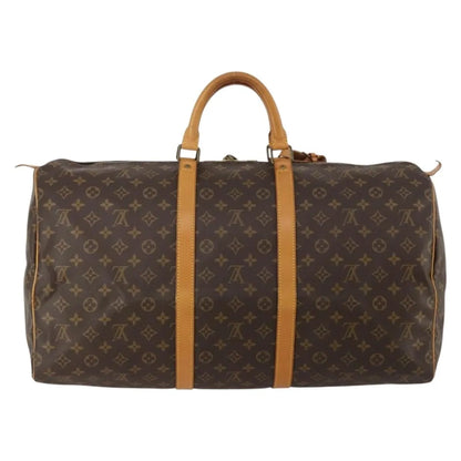 Louis Vuitton Keepall Monogram Canvas, Brown, Canvas, Travel Bag