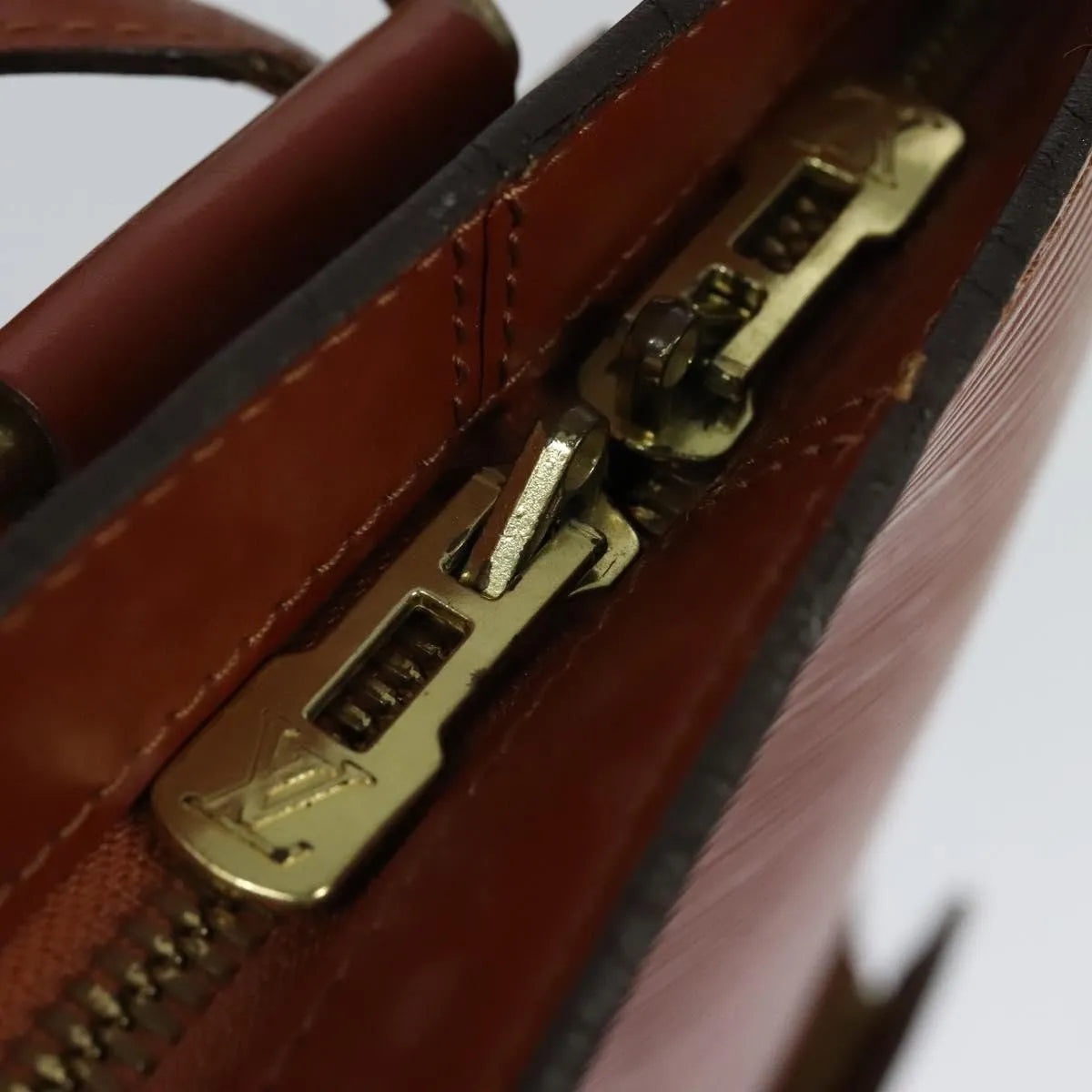 Louis Vuitton Gobelins Epi Leather, Brown, Leather, Backpack