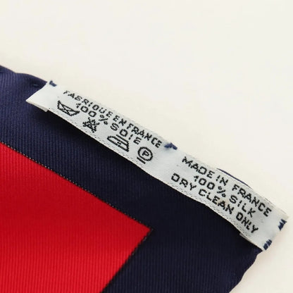 Hermes Carré 90 Silk multicolor, Navy, Silk, Scarf