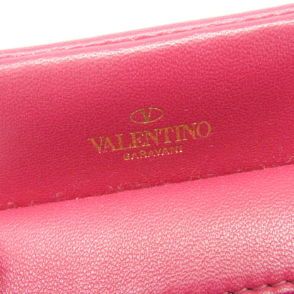 Valentino Garavani One Stud Top Handle Leather, Pink, Leather, Handbag