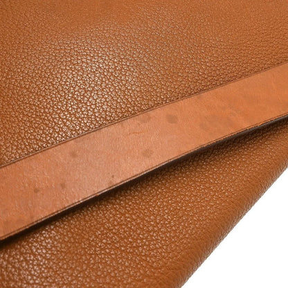 Hermes Barda Messenger Clemence, Brown, Leather, Shoulder Bag