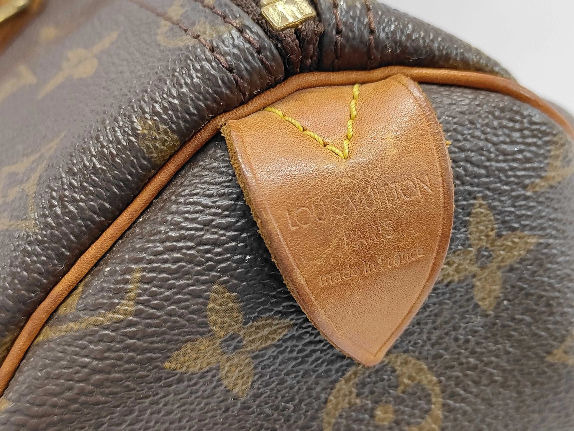Louis Vuitton Speedy Monogram, Brown, Canvas, Handbag