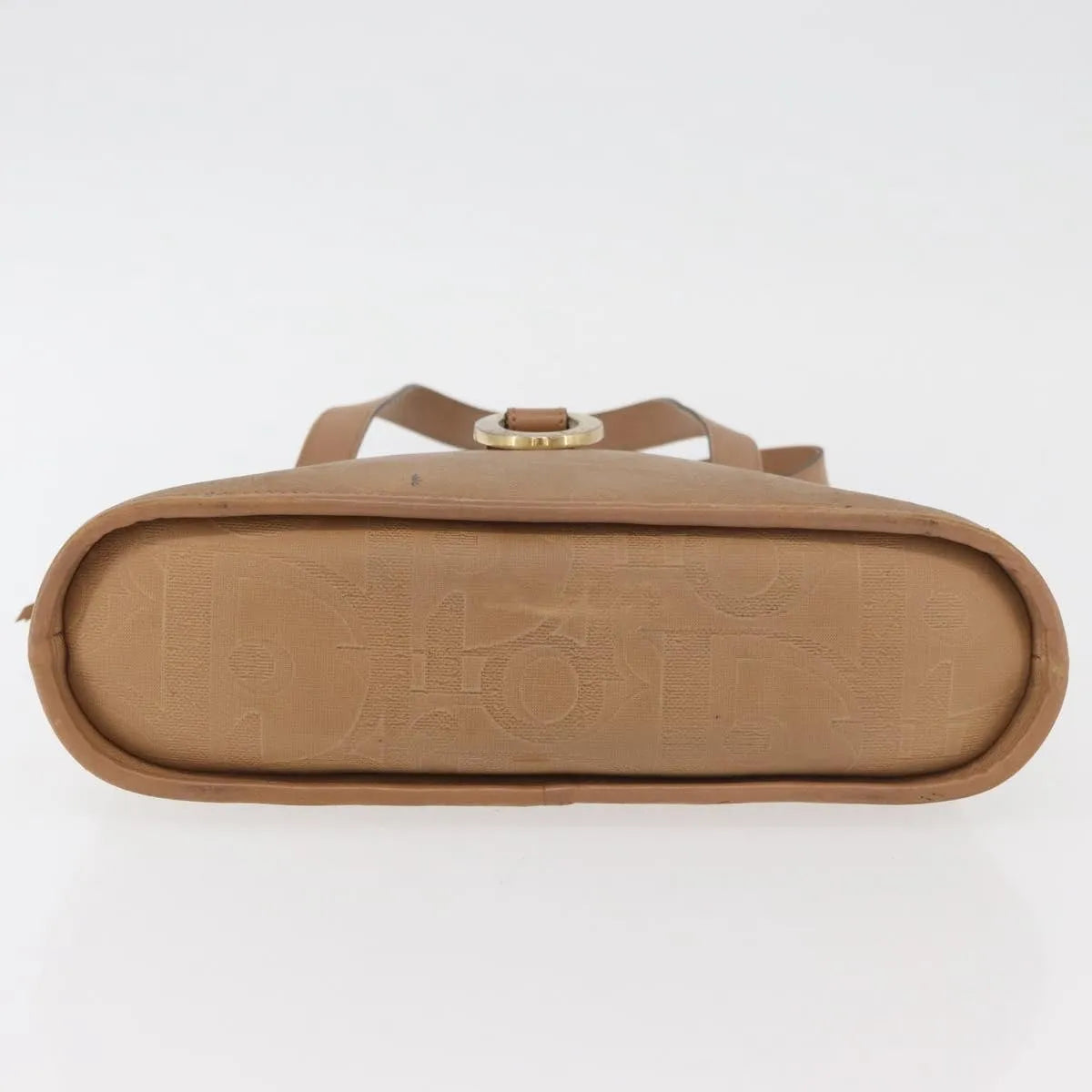 Christian Dior Vintage Trotter Canvas, Beige, Canvas, Handbag