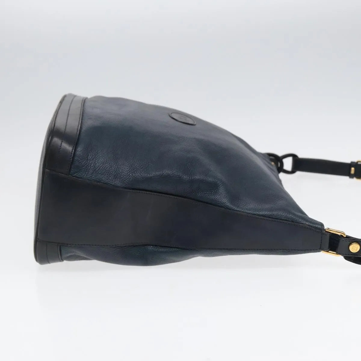 Gucci Vintage Leather, Navy, Leather, Shoulder Bag