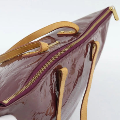 Louis Vuitton Bellevue Monogram Vernis, Purple, Patent Leather, Tote Bag