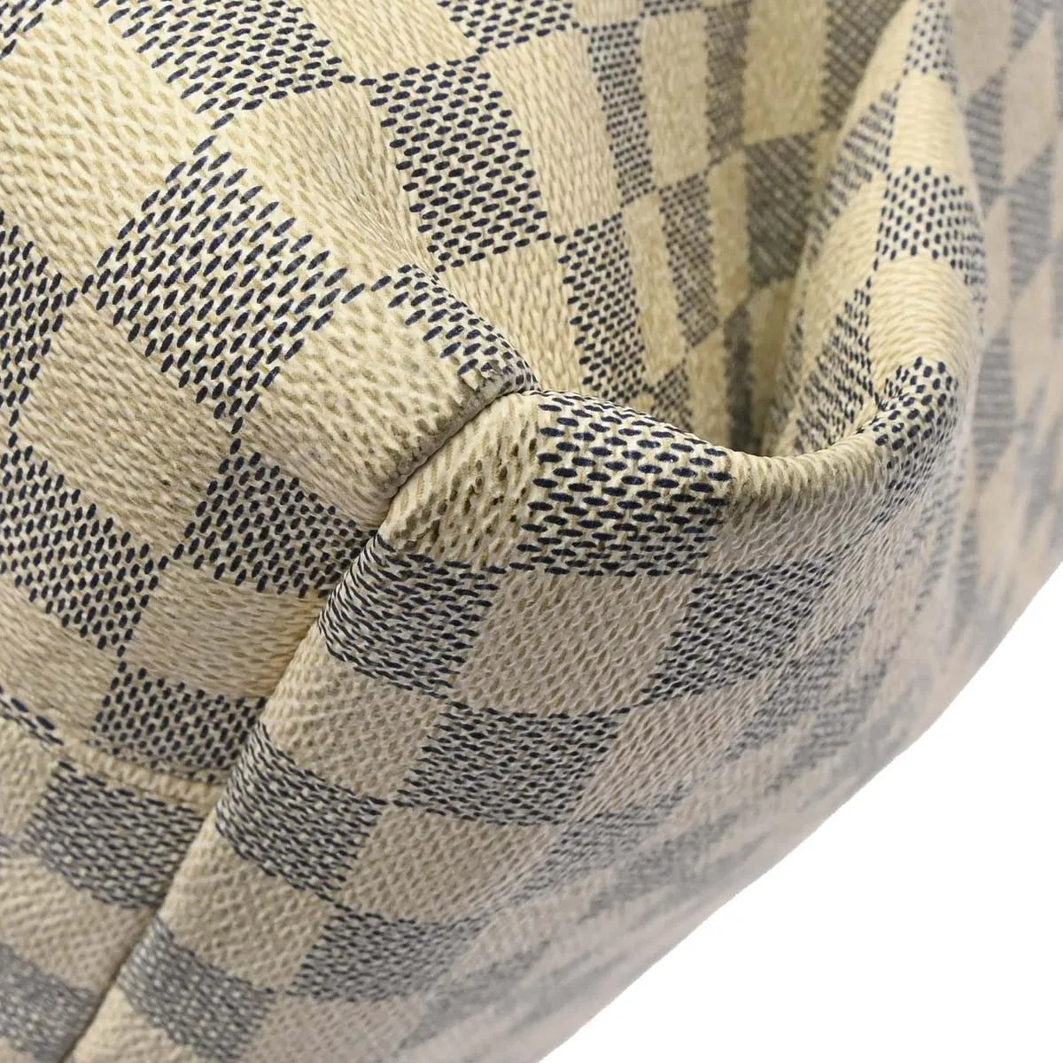 Louis Vuitton Artsy Damier, White, Canvas, Handbag