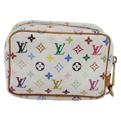 Louis Vuitton Wapity Trousse Monogram Multicolor, White, Canvas, Clutch