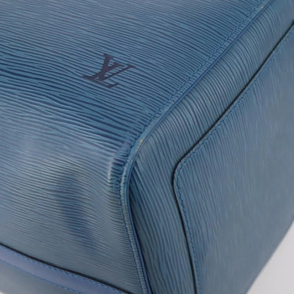 Louis Vuitton Keepall Epi Leather, Blue, Leather, Travel Bag