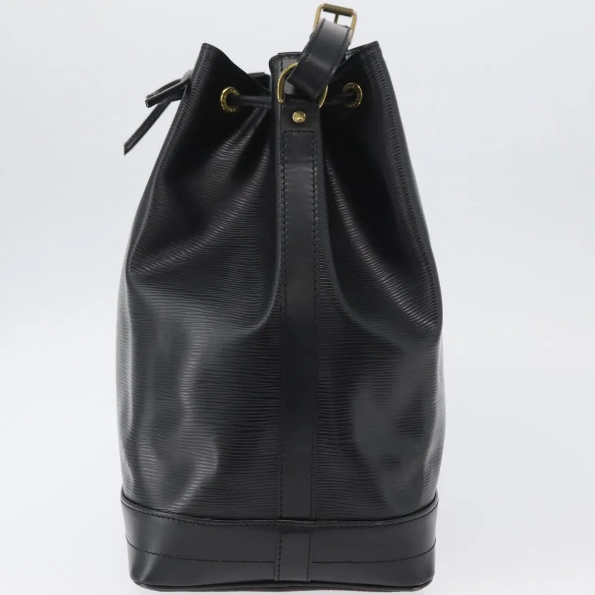Louis Vuitton Noe Epi Leather, Black, Leather, Shoulder Bag