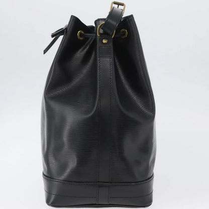 Louis Vuitton Noe Epi Leather, Black, Leather, Shoulder Bag