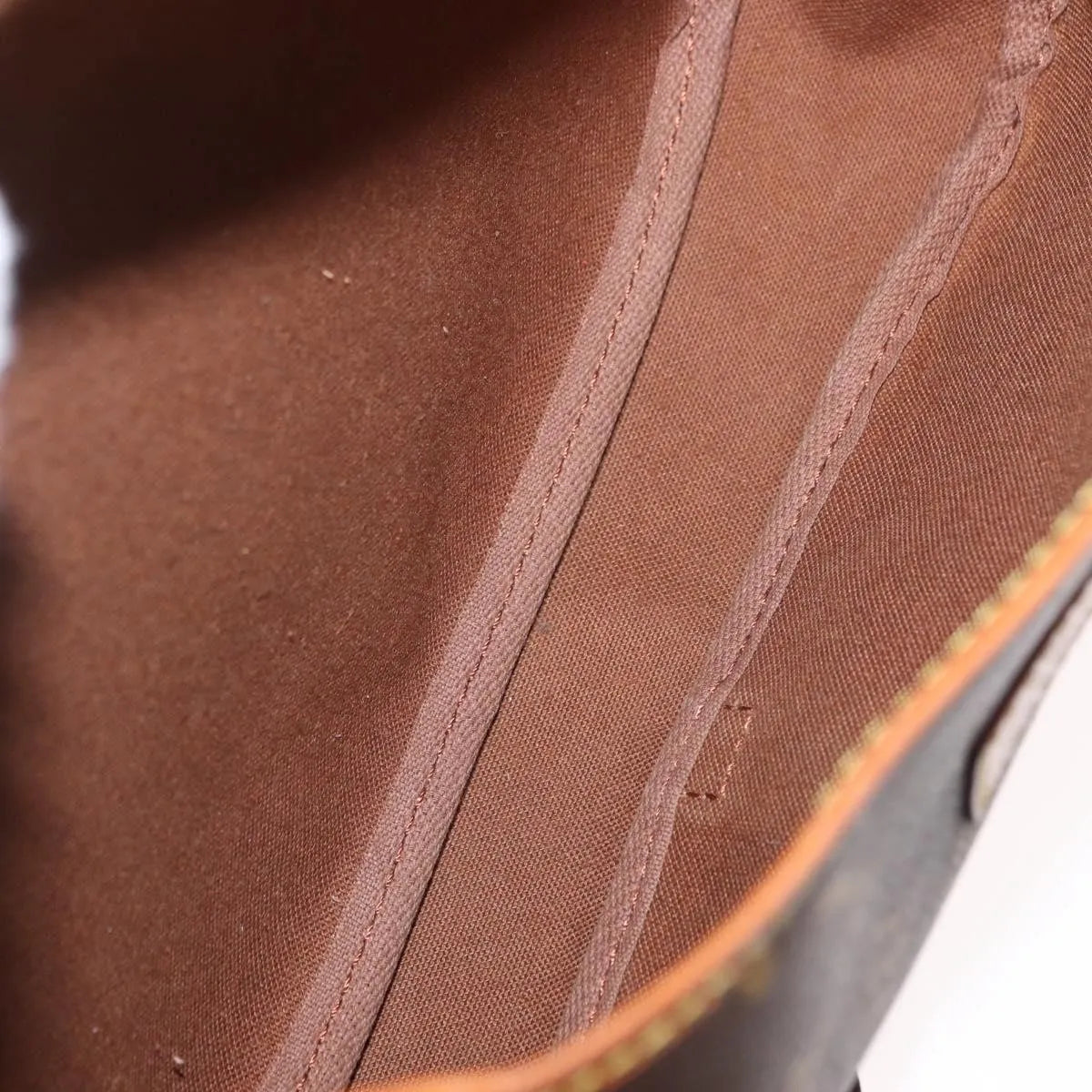 Louis Vuitton Saumur Monogram Canvas, Brown, Canvas, Shoulder Bag