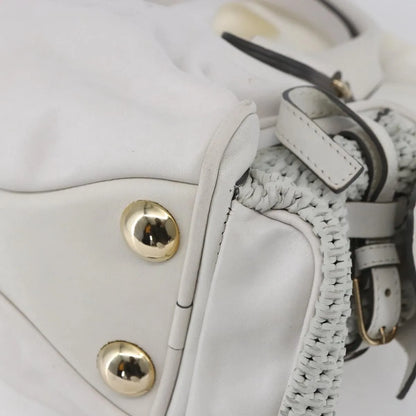 Chloe Vintage Leather, White, Leather, Shoulder Bag