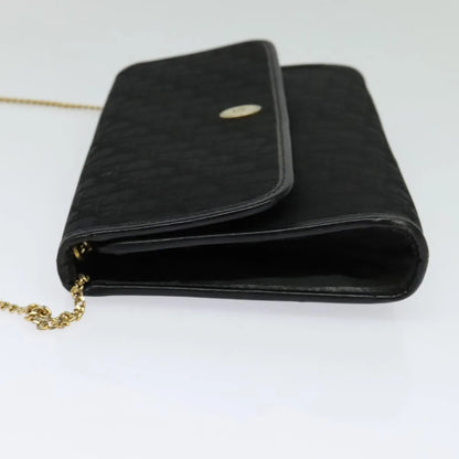 Christian Dior Vintage Trotter Canvas, Black, Canvas, Shoulder Bag