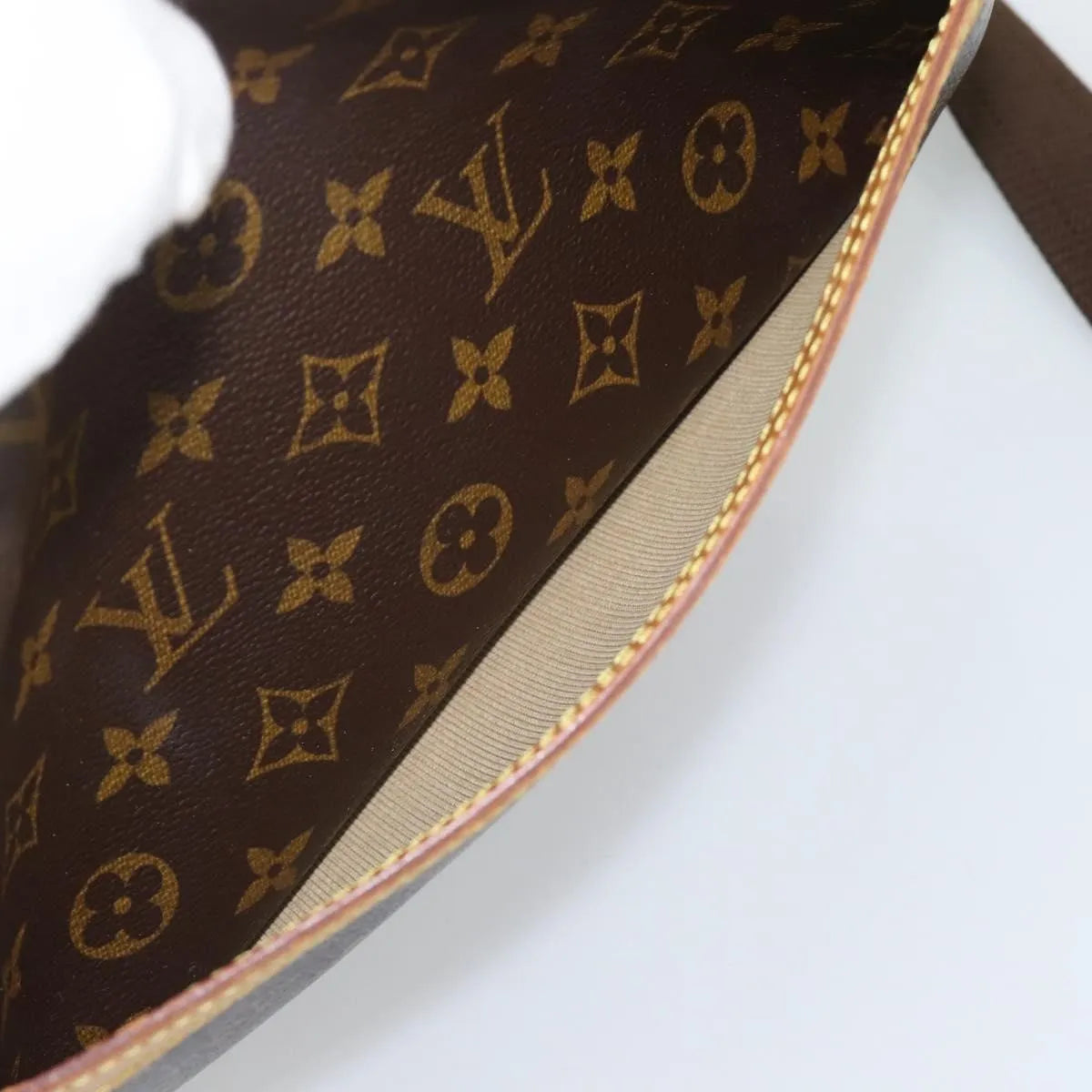 Louis Vuitton Reporter Monogram, Brown, Canvas, Shoulder Bag