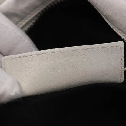 Balenciaga Matelasse Leather, White, Leather, Handbag