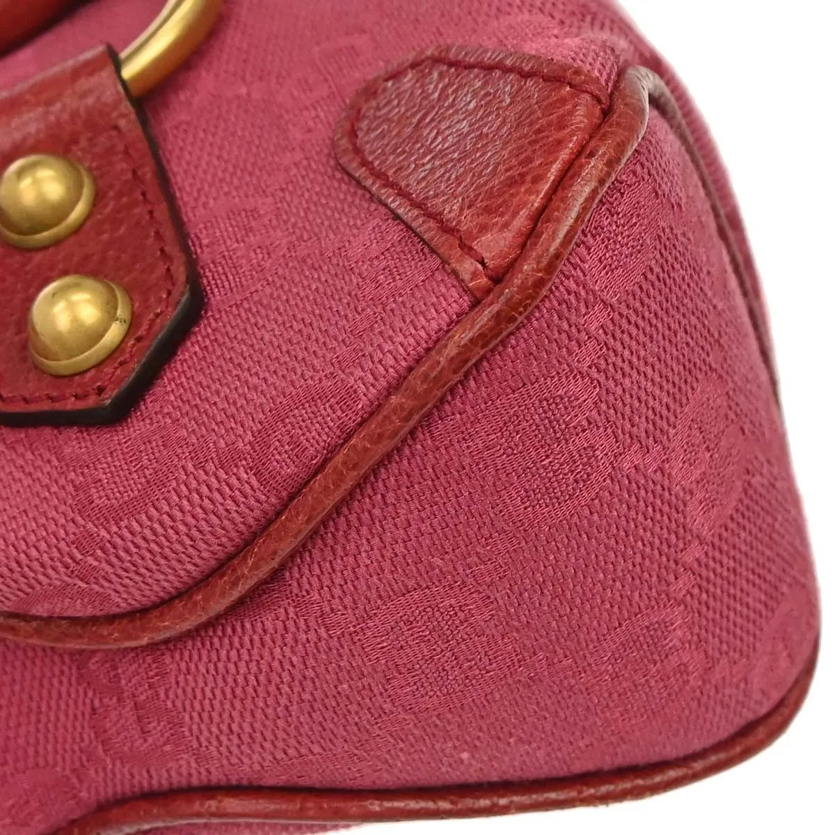 Gucci Horsebit Web Flap GG Canvas and white leather, Pink, Canvas, Shoulder Bag
