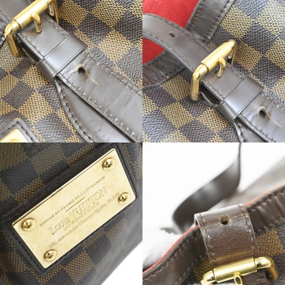 Louis Vuitton Hampstead Damier, Brown, Canvas, Tote Bag