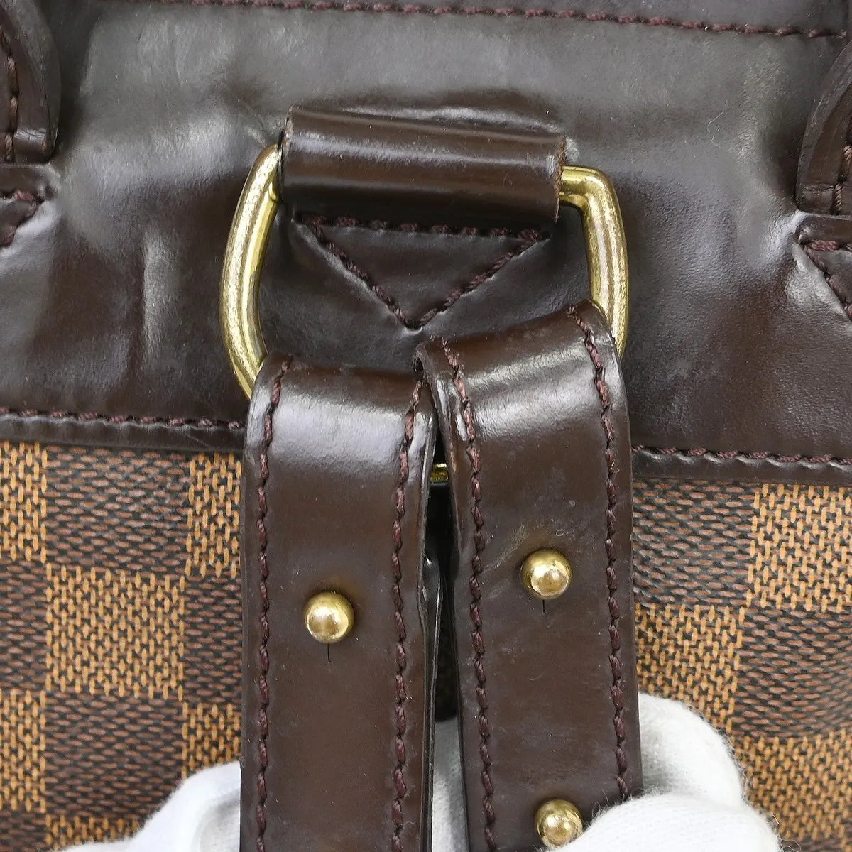 Louis Vuitton Soho Damier, Brown, Canvas, Backpack