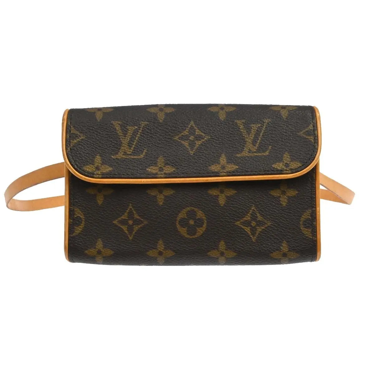 Louis Vuitton Florentine Pochette Monogram Canvas, Brown, Canvas, Clutch