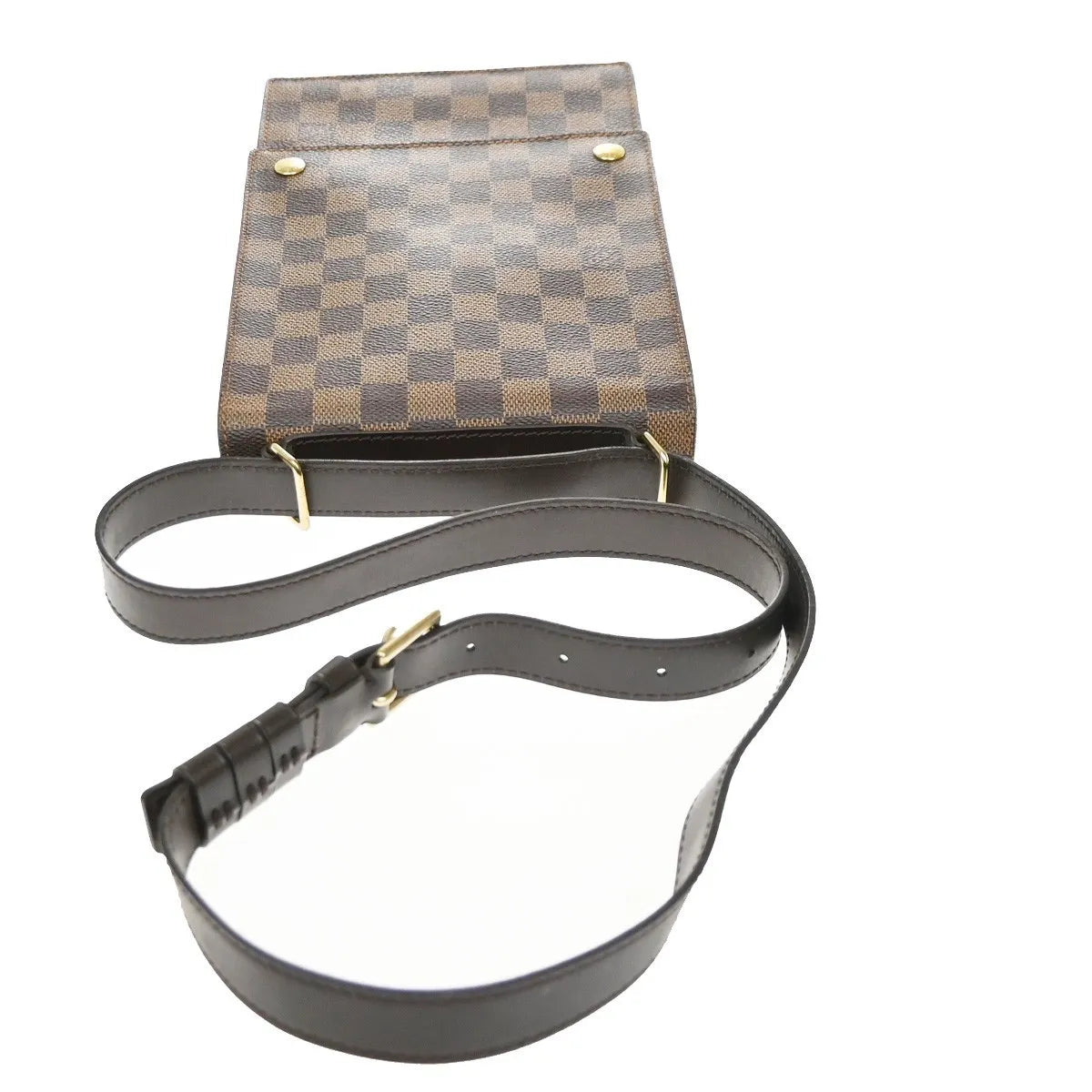 Louis Vuitton Portobello Messenger Damier, Brown, Canvas, Shoulder Bag