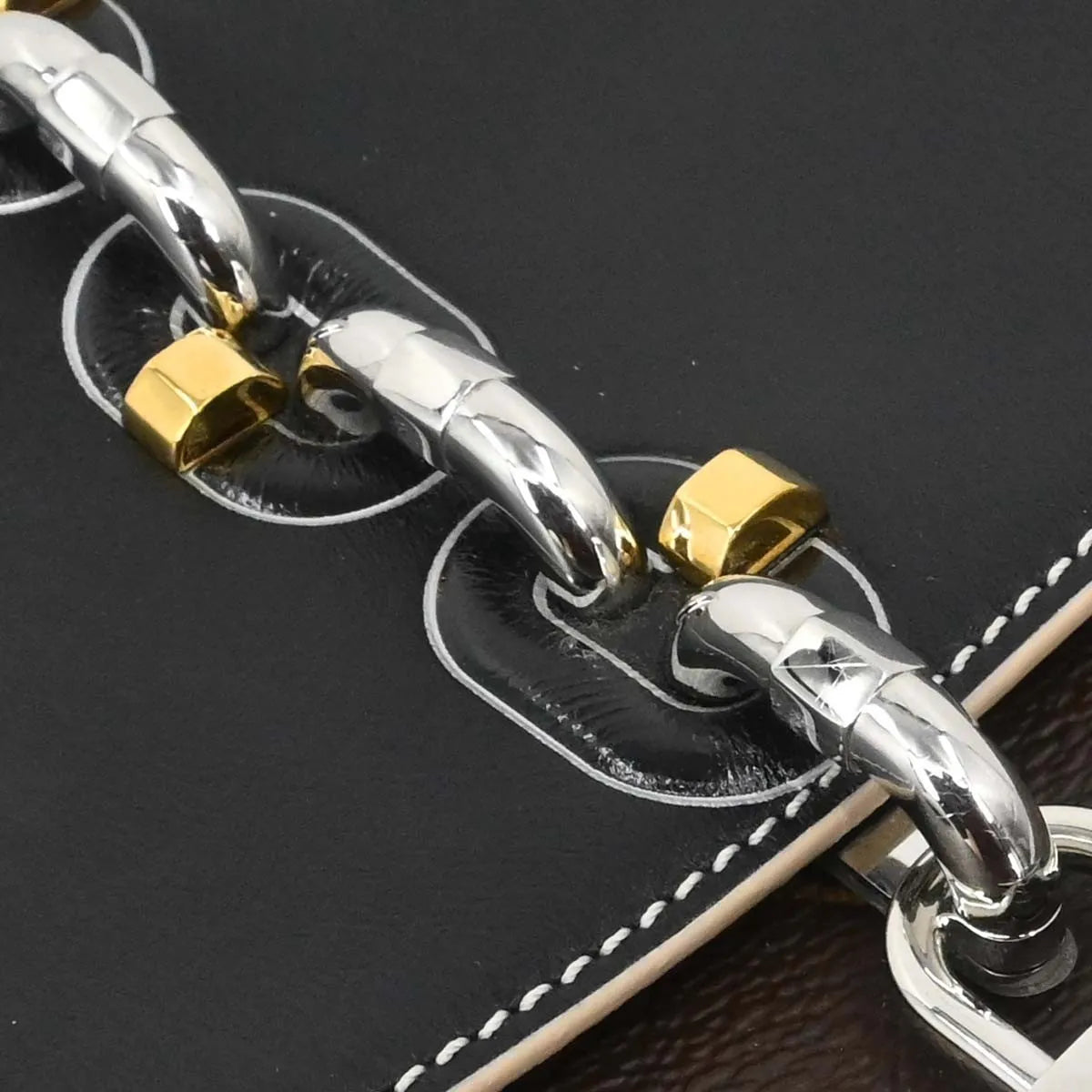 Louis Vuitton Chain It Monogram Canvas with Leather, Brown, Canvas, Handbag