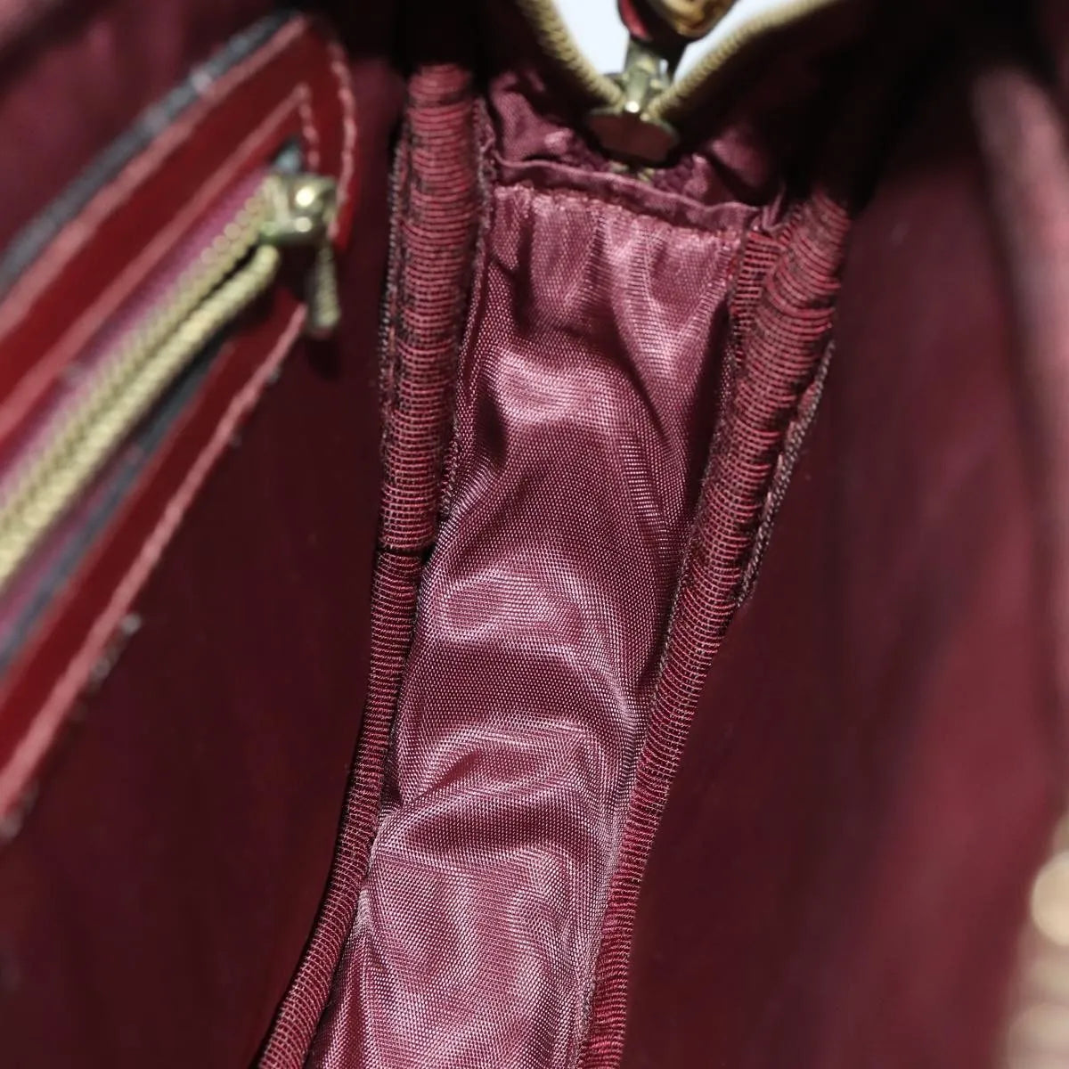cartier Vintage must de Cartier Suede, Burgundy, Suede, Shoulder Bag