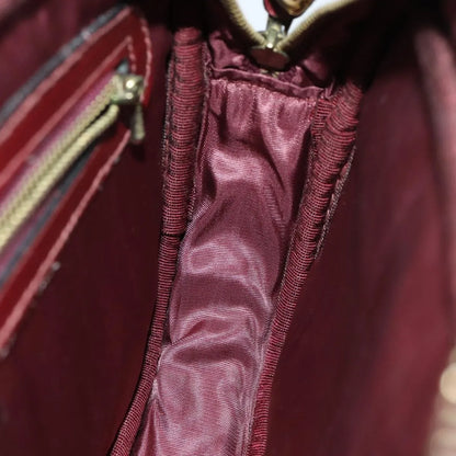 cartier Vintage must de Cartier Suede, Burgundy, Suede, Shoulder Bag