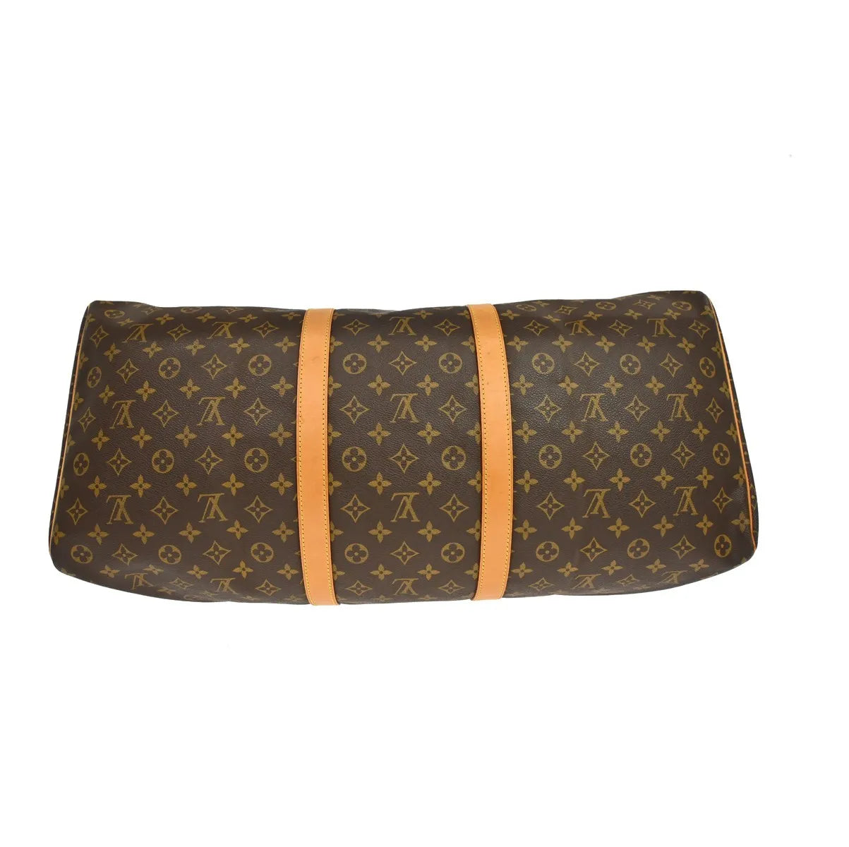 Louis Vuitton Keepall Monogram, Brown, Canvas, Travel Bag