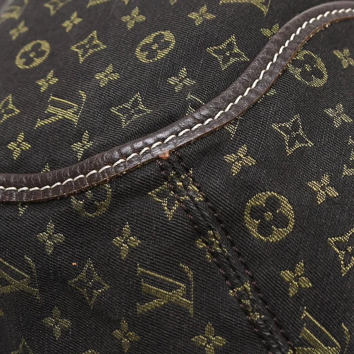 Louis Vuitton Angele Mini Lin, Brown, Canvas, Handbag