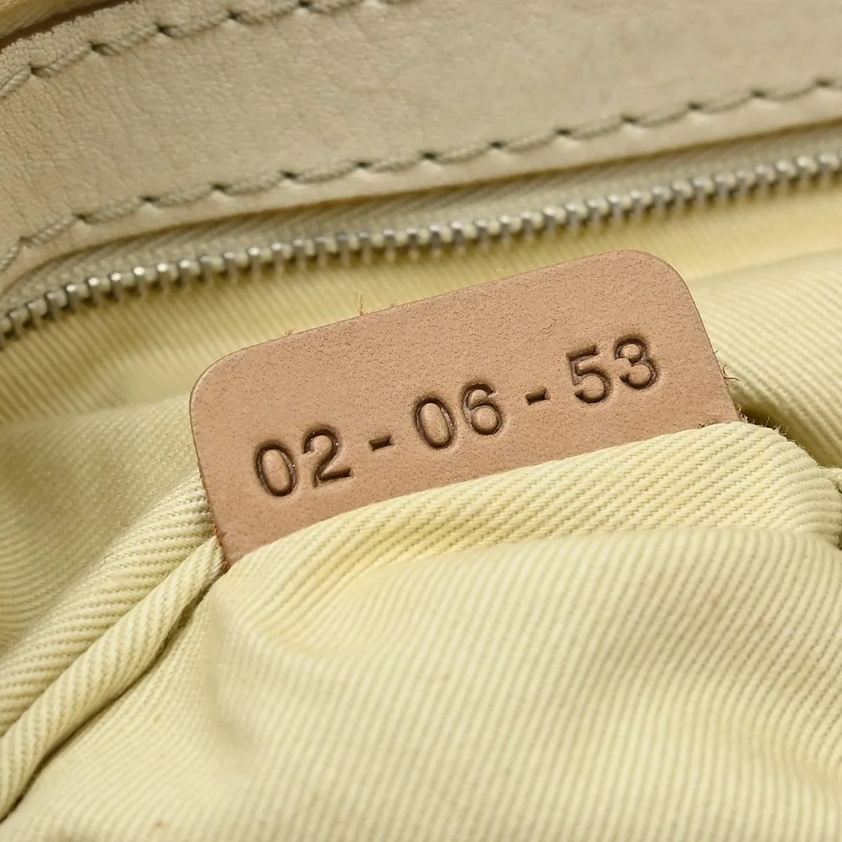 Chloe Paddington Lock Leather, Beige, Leather, Handbag