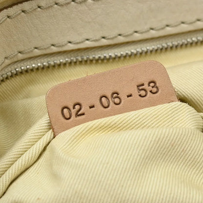 Chloe Paddington Lock Leather, Beige, Leather, Handbag