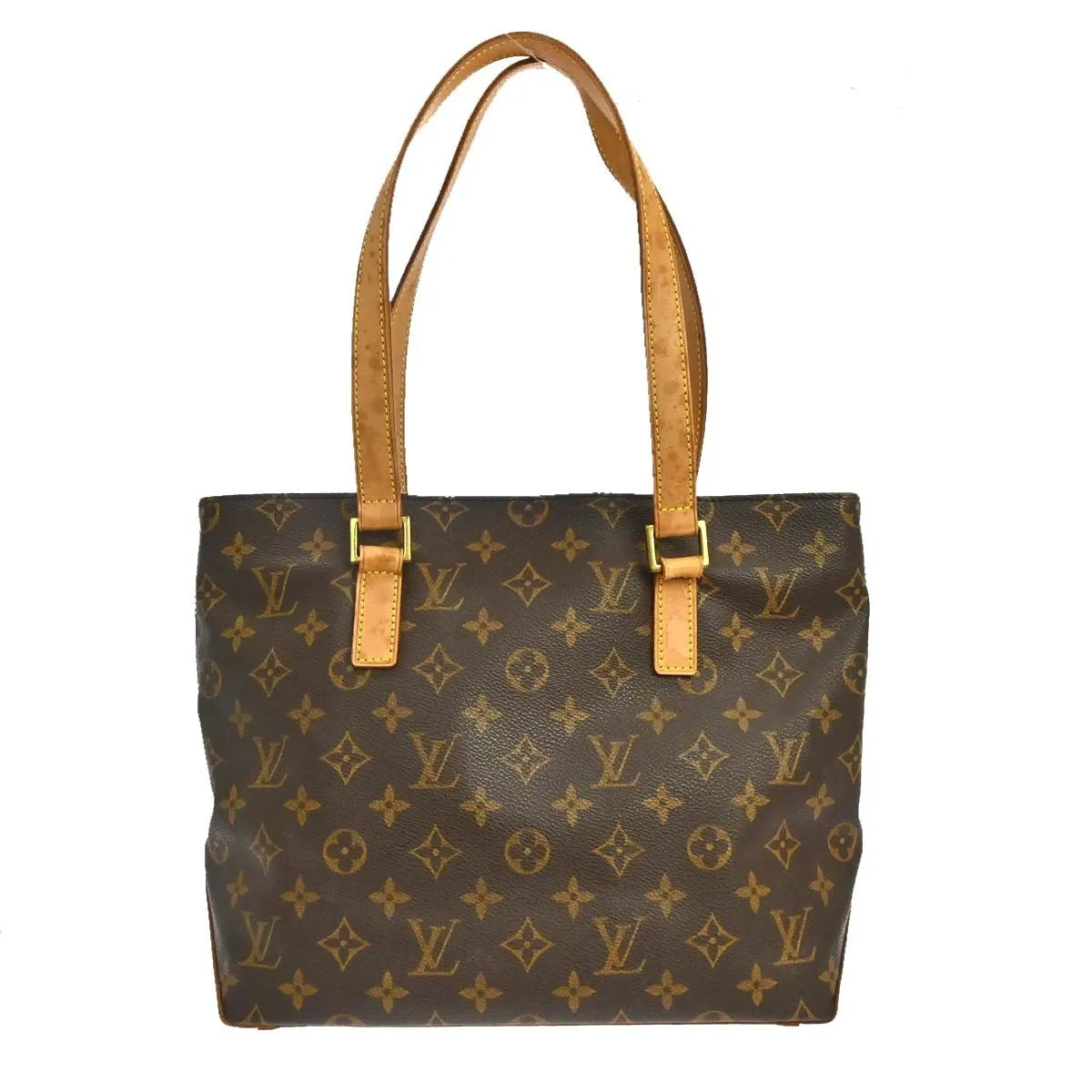Louis Vuitton Cabas Mezzo Monogram Canvas, Brown, Canvas, Tote Bag