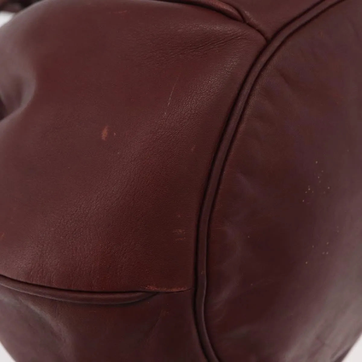 cartier Must de cartier Leather, Burgundy, Leather, Shoulder Bag