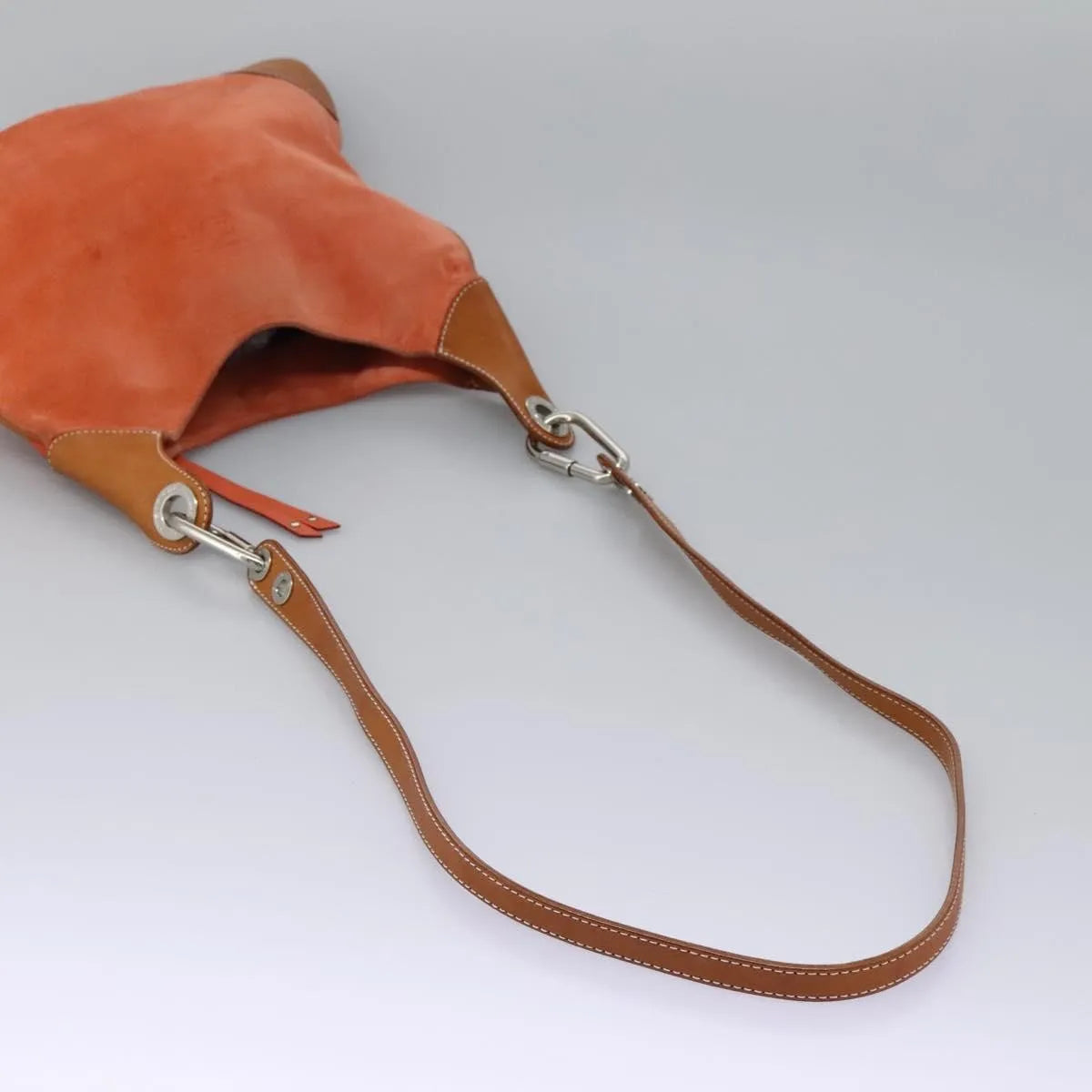 Burberry Blue Label Suede, Orange, Suede, Shoulder Bag