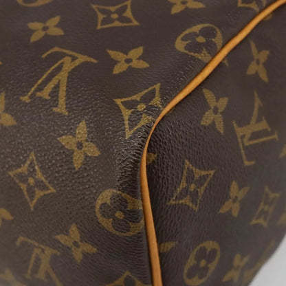 Louis Vuitton Speedy Monogram Canvas, Neutral, Canvas, Handbag