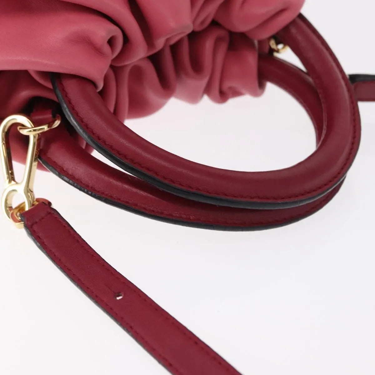 Loewe Bounce Lambskin, Pink, Leather, Handbag