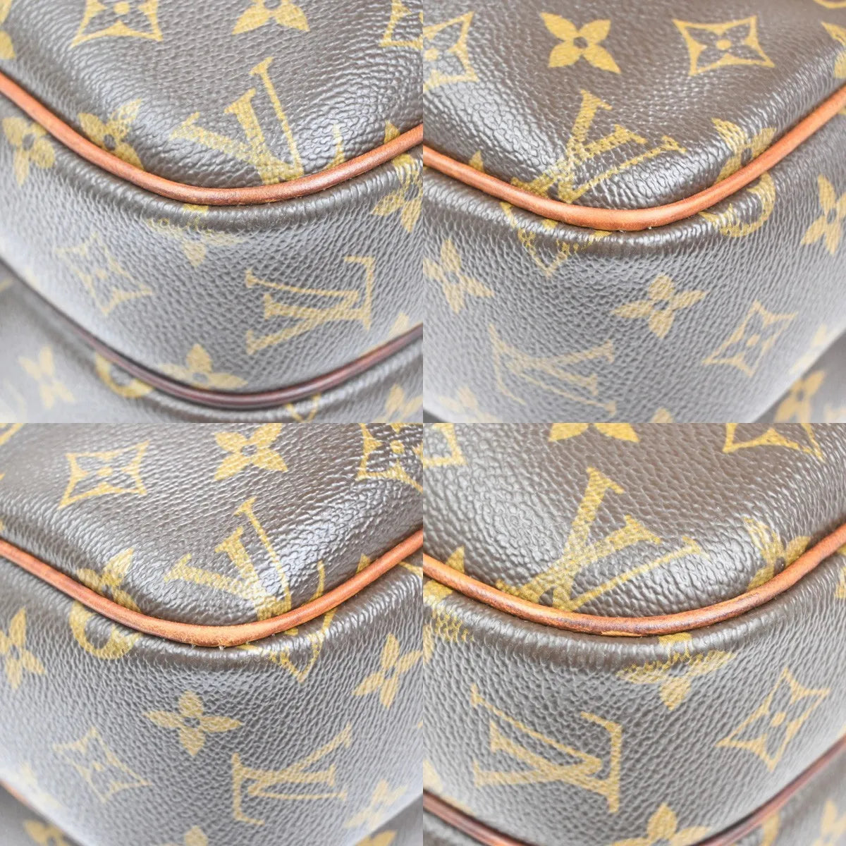 Louis Vuitton Reporter Monogram Canvas, Brown, Canvas, Shoulder Bag