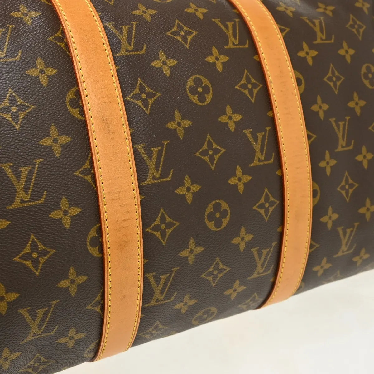 Louis Vuitton Keepall Bandouliere Monogram Canvas, Brown, Canvas, Travel Bag