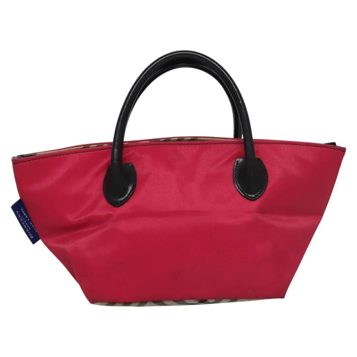 Burberry Blue Label Nylon, Pink, Nylon, Tote Bag
