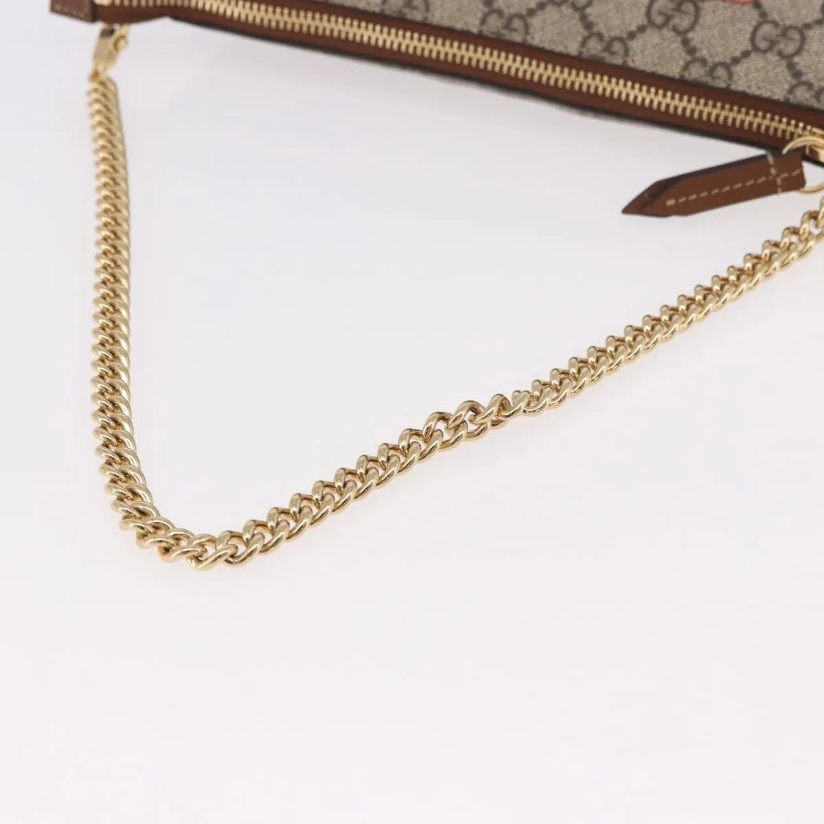 Gucci Pochette GG Canvas, Beige, PVC, Clutch