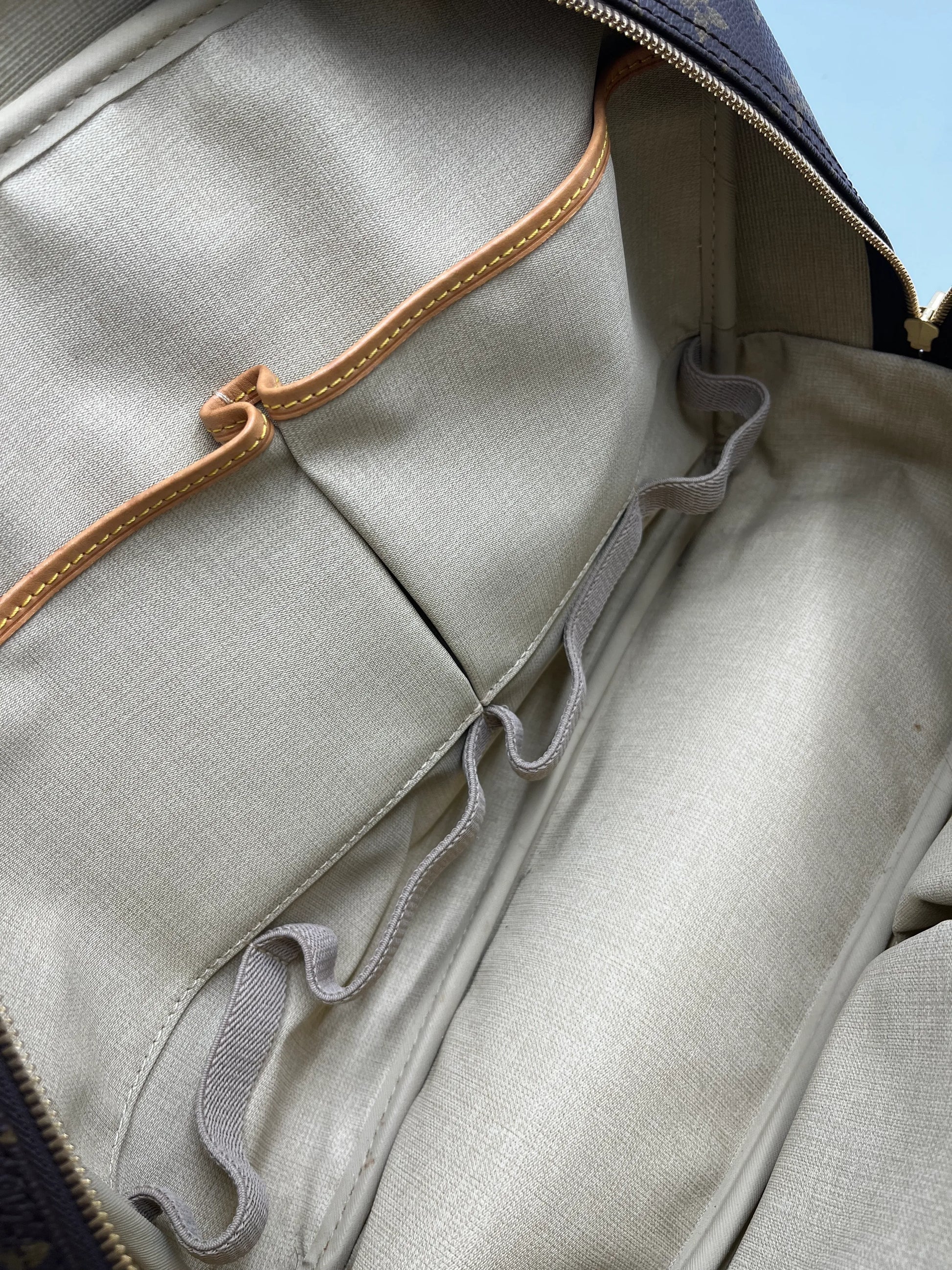 Louis Vuitton Deauville Monogram Canvas, Brown, Canvas, Handbag