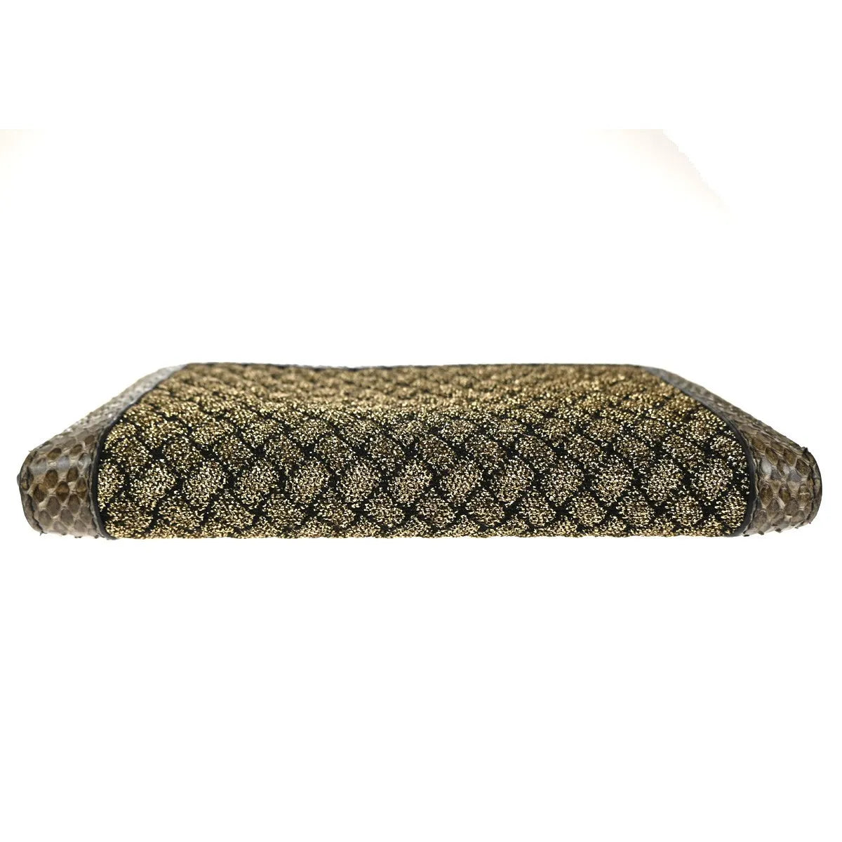 Bottega Veneta Intrecciato Long Zip Leather, Brown, Leather, Wallet