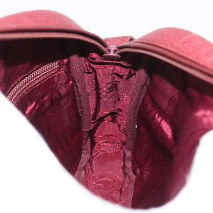 cartier Tasseled Must de Cartier Leather, Burgundy, Leather, Shoulder Bag