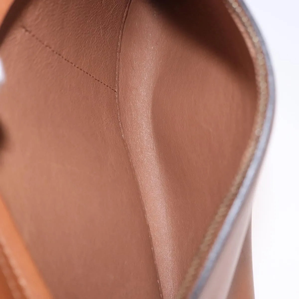 Celine Trapeze Leather, Brown, Leather, Handbag