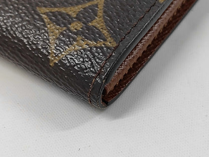 Louis Vuitton Porte Tresor International Monogram Canvas, Brown, Canvas, Wallet