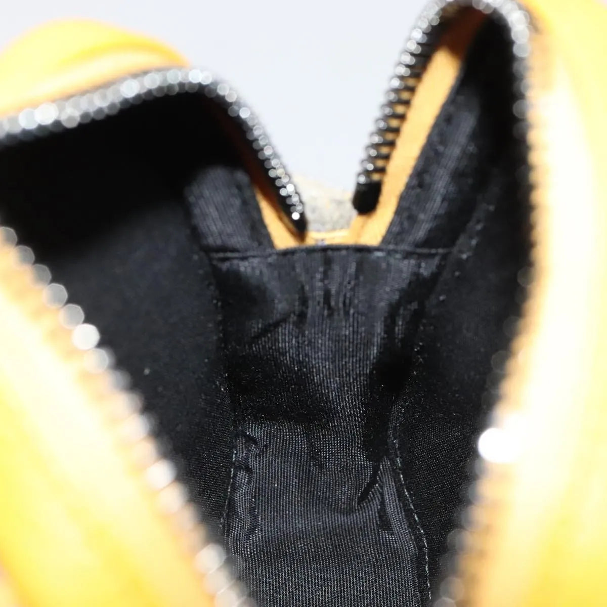 Christian Dior Vintage Trotter Canvas, Yellow, Canvas, Clutch