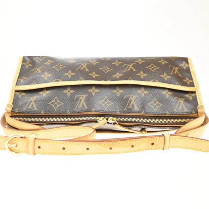 Louis Vuitton Popincourt Monogram Canvas, Brown, Canvas, Shoulder Bag
