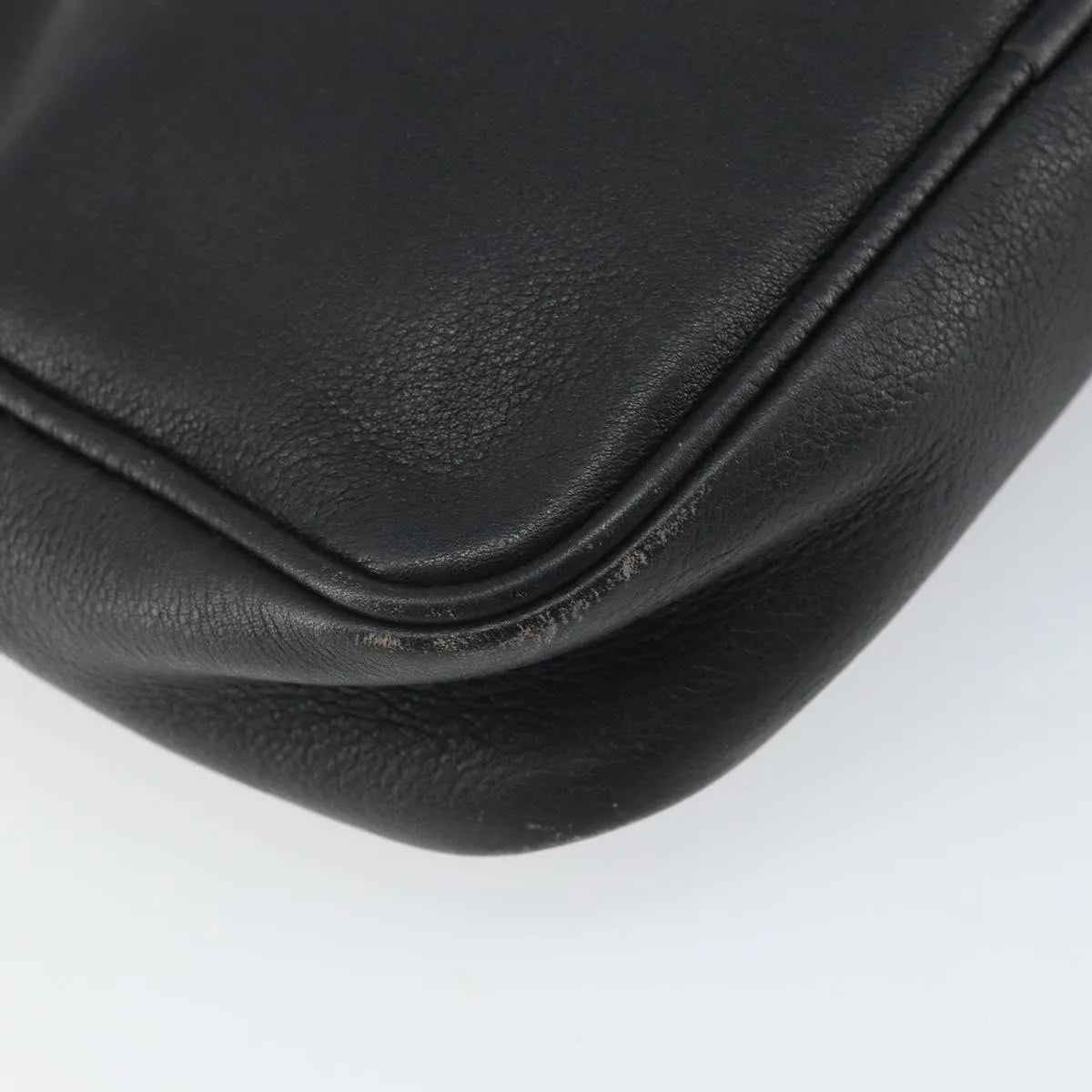 Christian Dior CD Shoulder bag Leather, Navy, Leather, Shoulder Bag