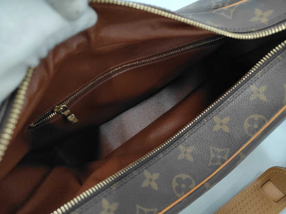 Louis Vuitton Boulogne Monogram Canvas, Brown, Canvas, Handbag