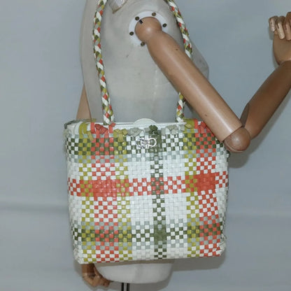 Salvatore Ferragamo Gancini Leather, Green, Leather, Shoulder Bag